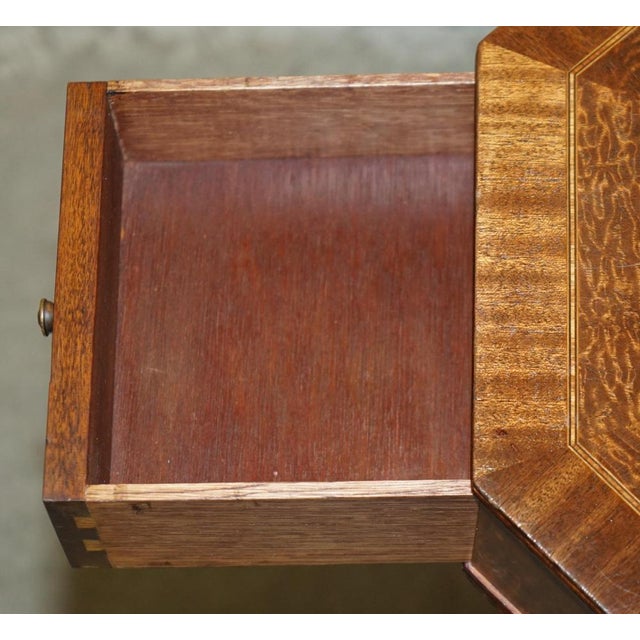 Mid-Century Modern Burr Oak Side or End Tables from Andrew Thompson, 1960s, Set of 2 For Sale - Image 13 of 18