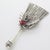 Vintage Italian Handmade Genuine Silver Christmas Decoration Figurine, 1980s For Sale - Image 6 of 13