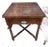 Early 20th Century Chippendale Style Basketweave Top Side Table For Sale