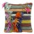 Bohemian Turkish Kilim Rug Pillow Cover 20'' X 20'' For Sale
