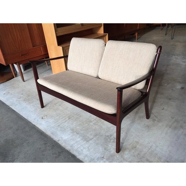 Original 60s! Extremely rare! Made in Denmark! Stunning Danish two-seater sofa for your Stuga! The sofa is extremely high...