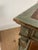 1990s Vintage French Empire Distressed Green Patina and Leather Tooled Inset Side Table For Sale - Image 4 of 9