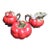 Antique Royal Bayreuth 3 Piece Tomato Condiment Set For Sale