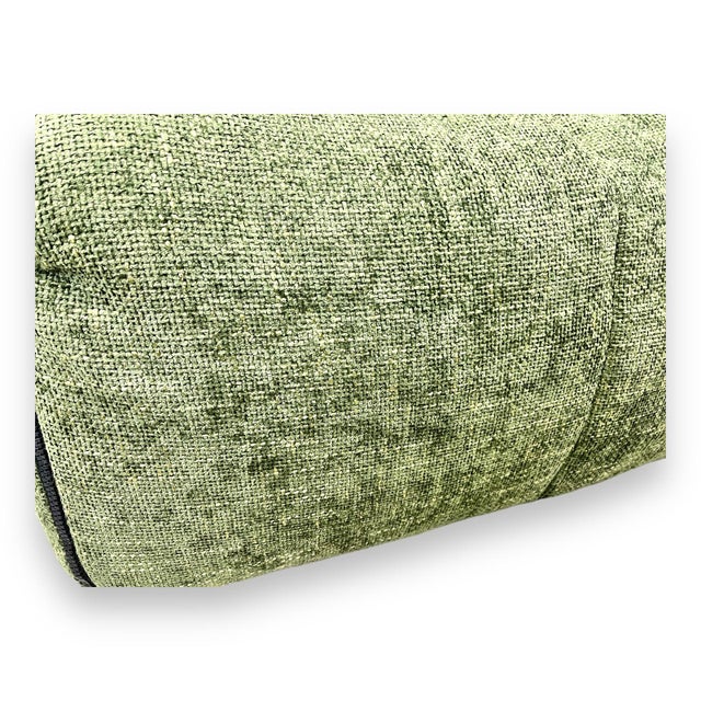 Vintage Green Plumy One-Seater Sofa Chair by Annie Hiéronimus for Ligne Roset For Sale - Image 9 of 17