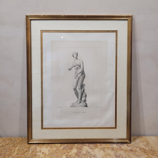 Auguste Boucher-Desnoyers, Love and Psyche and J. B. R. U. Massard Venus De Médici, 1800s, Etching For Sale - Image 12 of 18