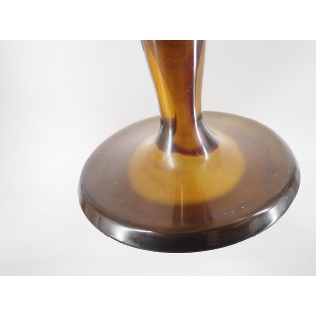 Nancy Glass Paste Vase with Forest Decor by Émile Galle For Sale - Image 6 of 8