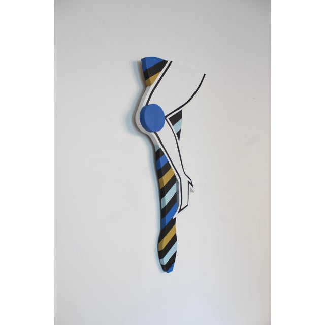Contemporary Wooden Figurative Sculpture Work by Angela Chrusciaki Blehm Titled Rio 1c For Sale - Image 3 of 3