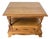 Vintage Cal Shops Solid Maple Coffee Table With Drawer & Lower Shelf For Sale