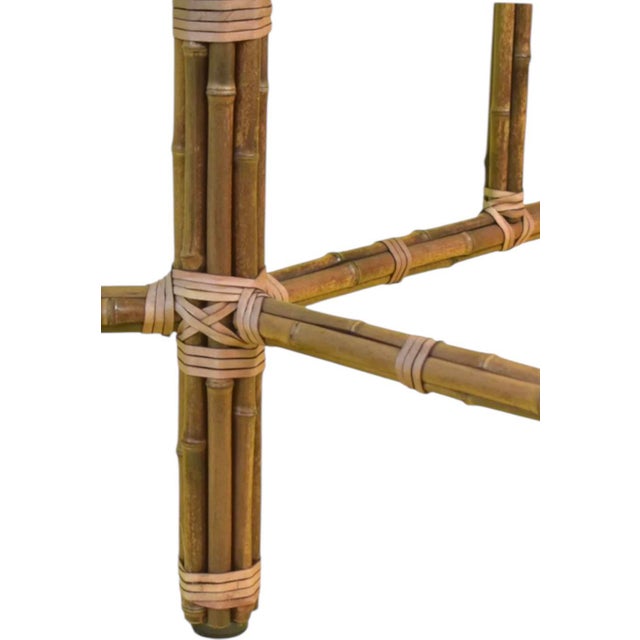 1970s 1970s McGuire Organic Modern Rectangular Bamboo Mid Century Dining Table For Sale - Image 5 of 5