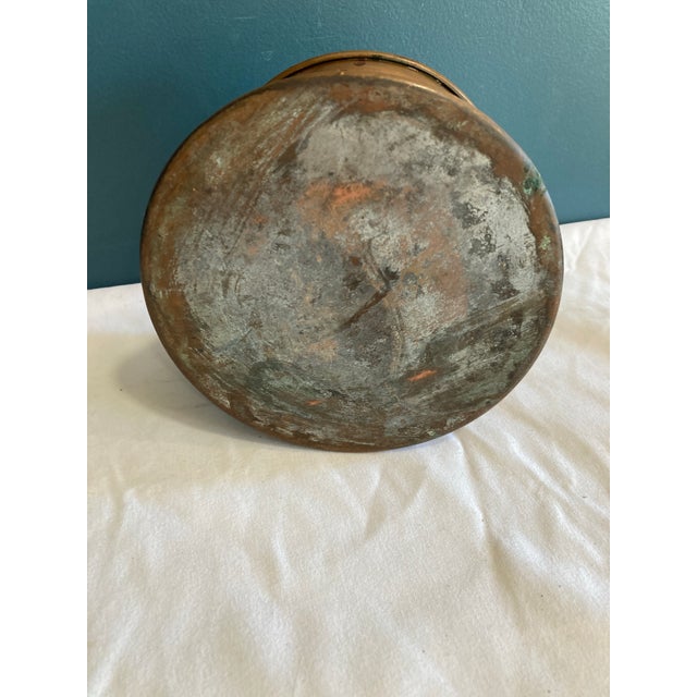 Copper Early 20th Century Copper Pot With Brass Handle For Sale - Image 8 of 8