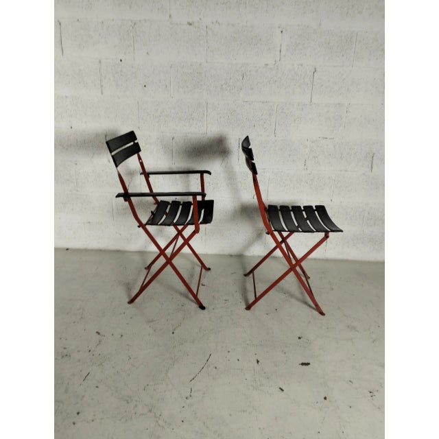 2 Celestina chairs by Marco Zanuso for Zanotta, 1978. Famous leather folding chairs with a high quality finish. Marco...