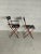 2 Celestina chairs by Marco Zanuso for Zanotta, 1978. Famous leather folding chairs with a high quality finish. Marco...