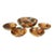 LastChance!Vintage Traymold California Fiberglass Salad Bowl Set - Five Pieces For Sale