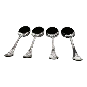 Contemporary Oneida Community Stainless Caprice Pattern Soup / Table Spoons- Set of 4