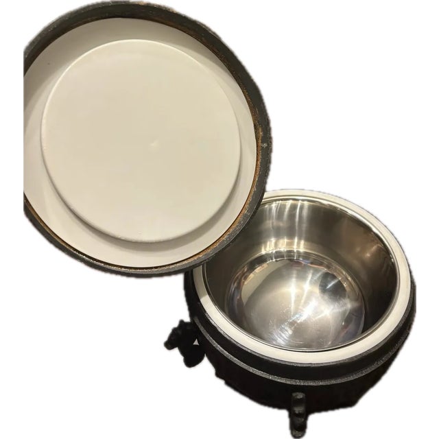 Metal James Mont Attributed Ice Bucket Circa 1950's For Sale - Image 7 of 7