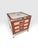 Ralph Lauren 1990s Charleston Polo Campaign Style Three-Drawer Side Table With Glass Top. For Sale - Image 4 of 11