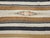 Vintage American Southwestern Serape Kilim, Handwoven Stripe Pattern, Ivory & Tan, 5x8 For Sale - Image 14 of 18