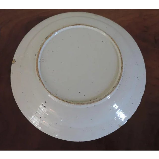 White 18th Century Dutch Delft Charger Platter Decorated in Blue and White For Sale - Image 8 of 10