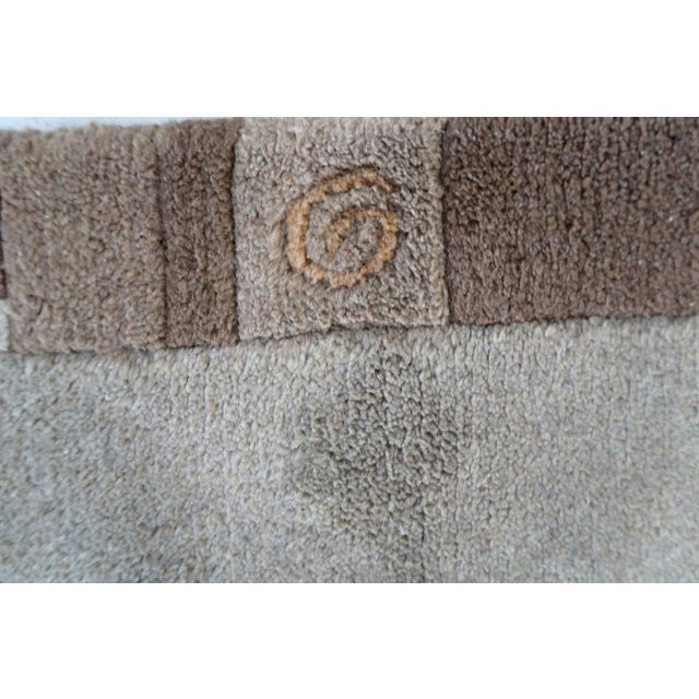 1970s Handmade Vintage Tibetan Khaden Rug 2.4' X 4.5' For Sale - Image 4 of 11