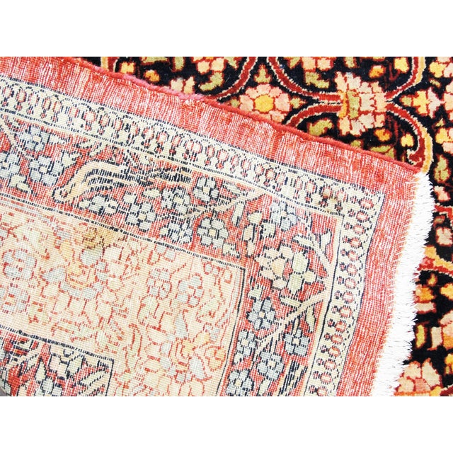 Early 20th Century Antique Persian Tehran Carpet For Sale - Image 5 of 9
