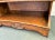 Brown Fruitwood Graduated Bookcase With Concave Shelves and Distressed Finish For Sale - Image 8 of 13