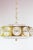 Gold Crystal and Brass Ceiling Lamp attributed Carl Fagerlund, 1960s For Sale - Image 8 of 9
