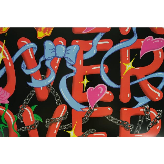 Lover, Lover, Lover Poster by Dan Colen For Sale - Image 4 of 7