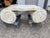 1980s Maitland-Smith Tessellated Travertine Scroll Cocktail Table For Sale - Image 12 of 13
