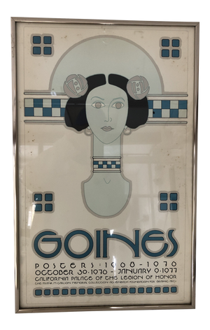 Goines San Francisco Poster 1970 24x15