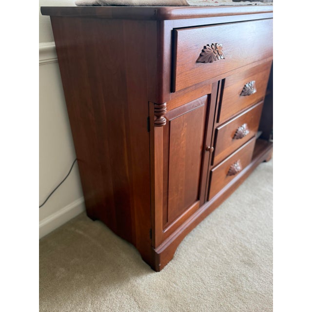1980s Carl Forslund Buffet/Sideboard Cherry Finish For Sale - Image 5 of 12