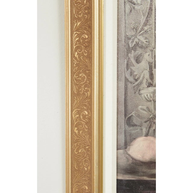 Contemporary Floral Still Life Reproduction Print, Framed For Sale - Image 9 of 13