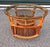 Wood 1970s Italian Mid Century Rattan and Glass Coffee Side Table For Sale - Image 7 of 12