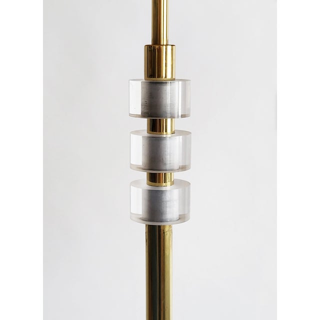 Metal Mid-Century Modern Austrian Brass Floor Lamp, 1960s For Sale - Image 7 of 18