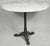 French French Late 19th Century Marble Topped Bistro Table For Sale - Image 3 of 6