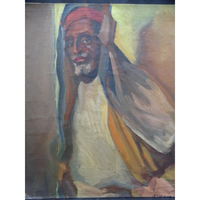 Anders Aldrin: The Arab, 1926 (rare pre-1934 painting by this artist, many earlier works were lost). Oil on canvas, 26" x...
