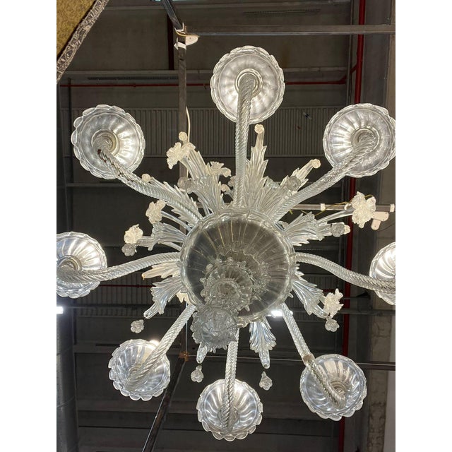 Vintage Murano Chandeliers, 1920s, Set of 2 For Sale - Image 8 of 9