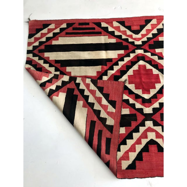 Antique Navajo Chief Blanket For Sale - Image 4 of 12