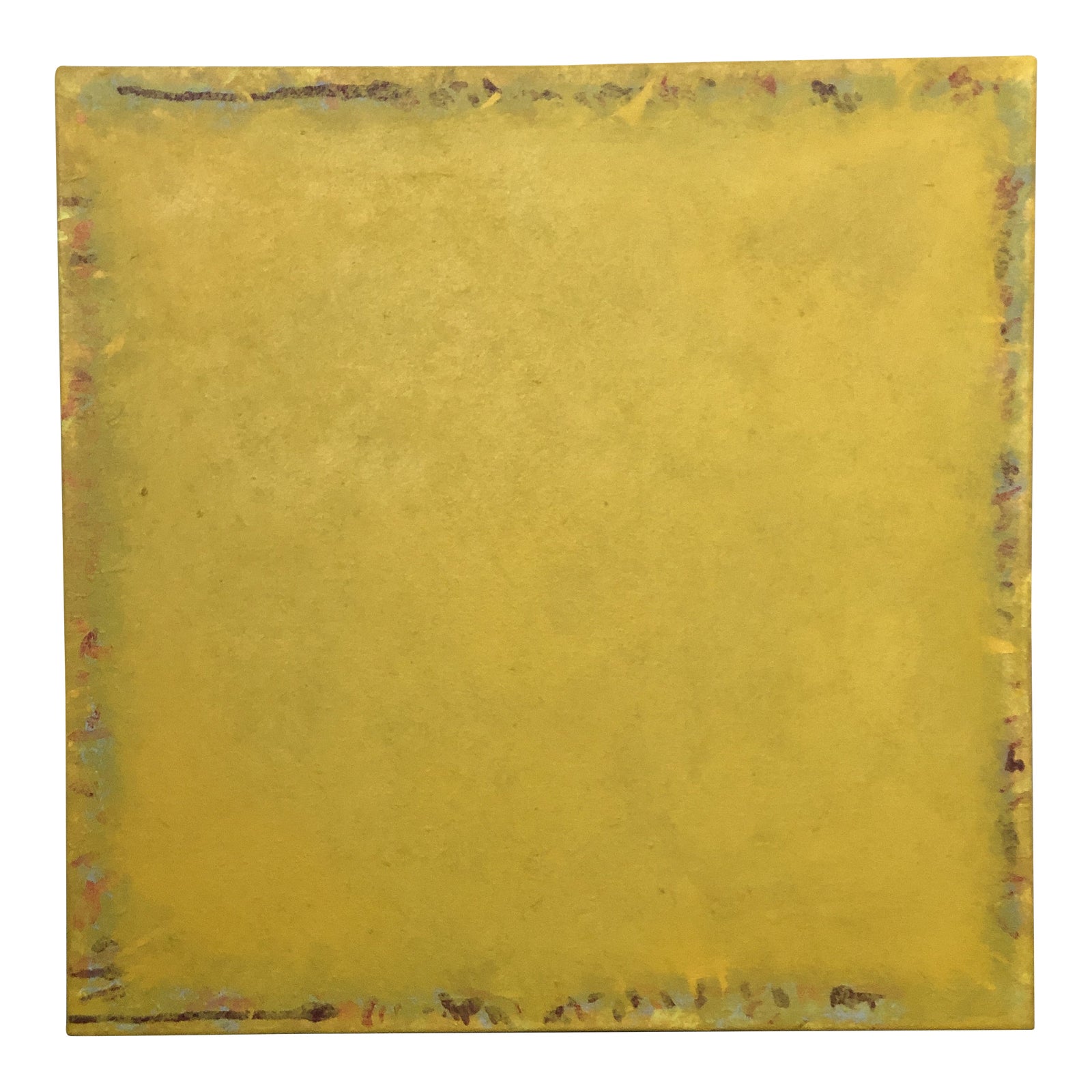 Vintage MidCentury Yellow Abstract Painting Chairish