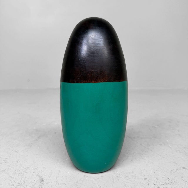 Wood Vintage Japanese Sōsaku Kokeshi by Miyama Keiji, 1960s For Sale - Image 7 of 11