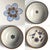 Vintage Set of Tonala El Palomar Blue Serving Bowls by Ken Edwards Pottery, 4 Pieces For Sale - Image 10 of 17