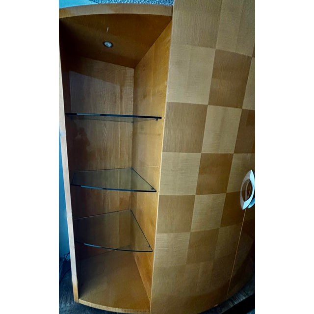 Post-Modern Maple & Lacquer 3-Piece Armoire Ensemble. For Sale - Image 4 of 10