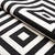 Schumacher SAMPLE - Schumacher Roxbury Indoor/Outdoor Fabric In Black For Sale - Image 4 of 4