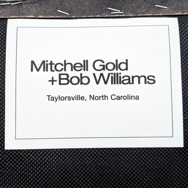 Mitchell Gold + Bob Williams Upholstered High Back Arm Chair For Sale In San Francisco - Image 6 of 11
