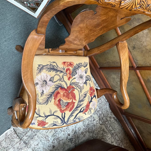 Roberto Barahona for Burton Ching Queen Anne Style Chair For Sale - Image 9 of 12