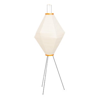Metal Cream Akari Floor Lamp in Paper by Vitra For Sale