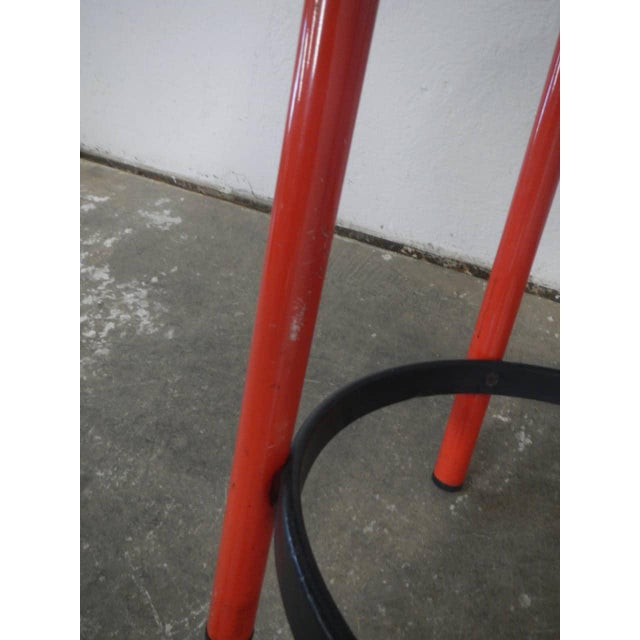 Black Stool by Anna Castelli Ferrieri for Kartell, 1980s For Sale - Image 8 of 12
