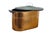 Victorian Antique Galvanized Copper Boiler Wash Tub Farmhouse Fireplace Coal Log Bin Lid 24" For Sale - Image 3 of 16