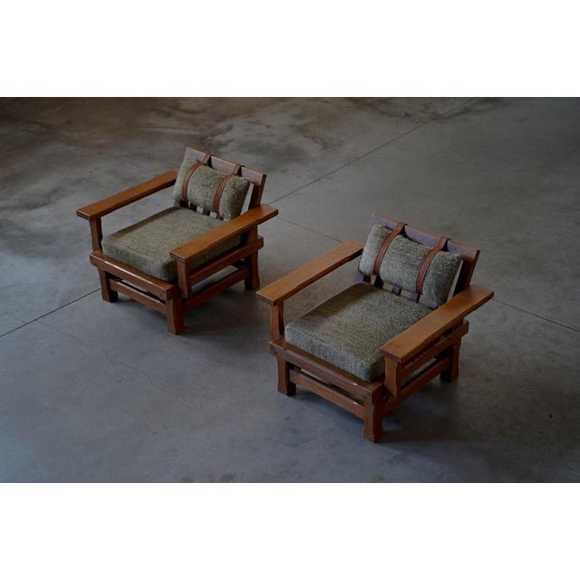Brutalist Armchairs, Europe, 1960s, Set of 2 For Sale - Image 6 of 18