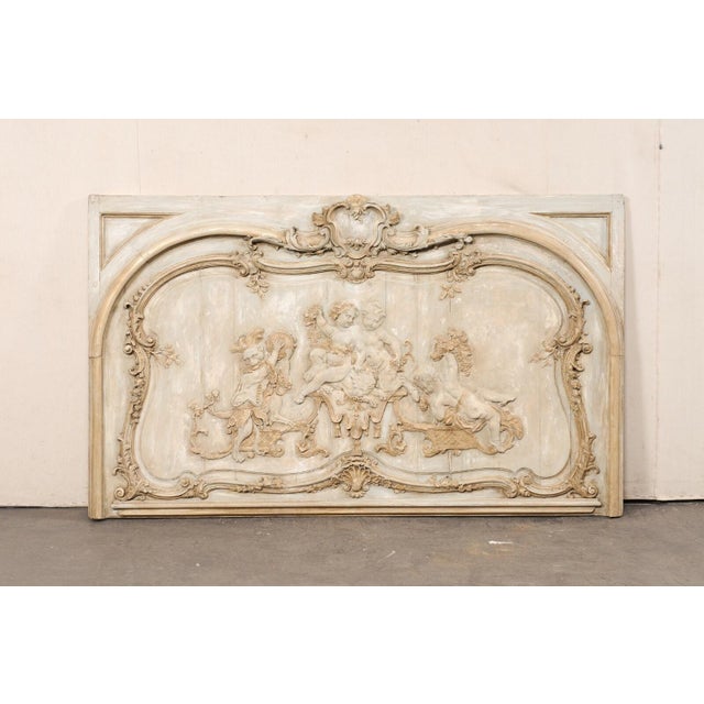 19th Century French "Putti" Panel, or Headboard! For Sale - Image 9 of 9