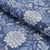 Borastapeter Sample - Boråstapeter Dahlia Garden Fabric In Blue And White For Sale - Image 4 of 5